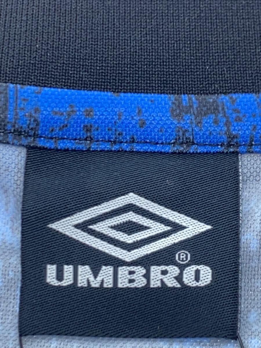 UMBRO◆xSEDAN ALL PURPOSE/Game Shirt - BLUE × BLACK/XXL/SD23F-CT09_画像3