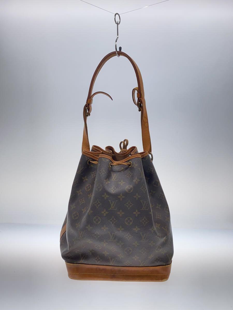 LOUIS VUITTON◆プチ・ノエ_モノグラム・キャンバス_BRW/PVC/BRW_画像3