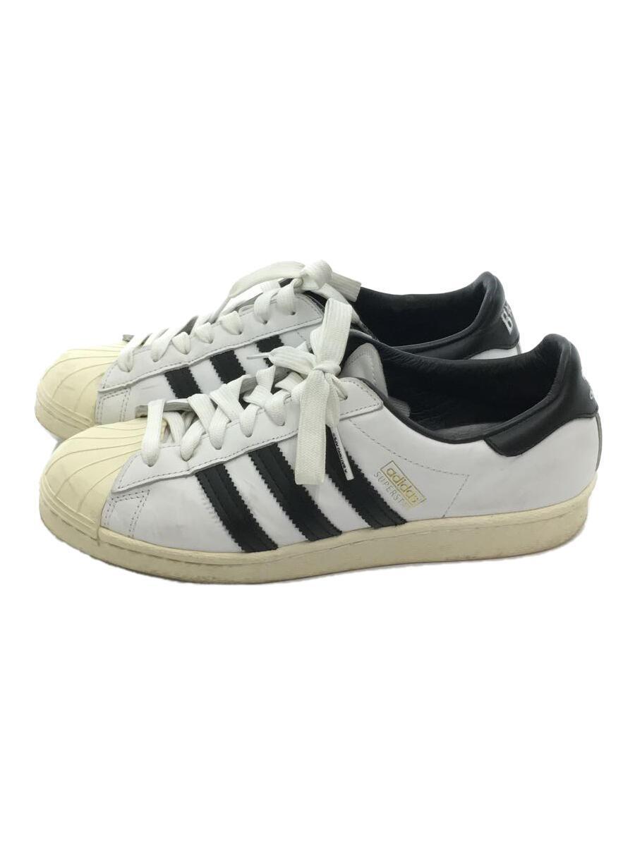 adidas◆Superstar 80s/ローカットスニーカー/26cm/WHT/レザー/GZ8980