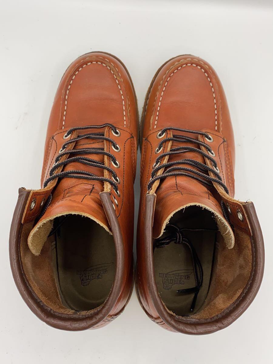 RED WING◆レースアップブーツ/25cm/BRW/レザー/8875_画像3