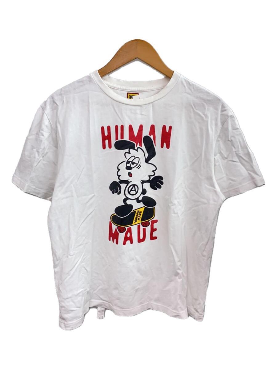 HUMAN MADE◆VERDY T-SHIRT #1/VICK/Tシャツ/XL/コットン/WHT/プリント/HM-175