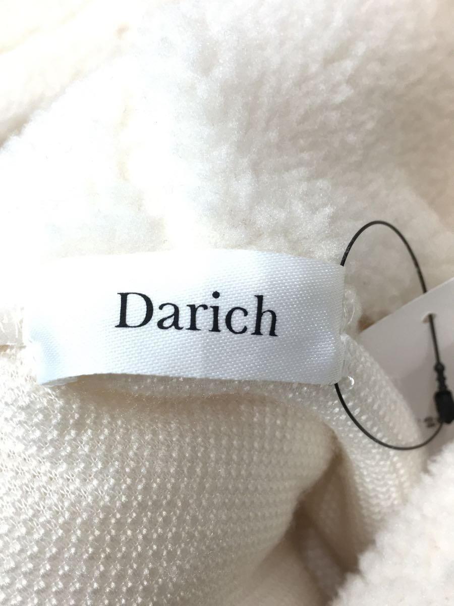 Darich◆DARLINGボアフーディ/FREE/ポリエステル/WHT/無地/112231020_画像3