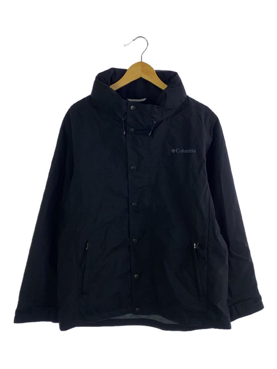 Columbia◆DECRUZE SUMMIT II JACKET_デクルーズサミット2ジャケット/M/ナイロン/BLK_画像1