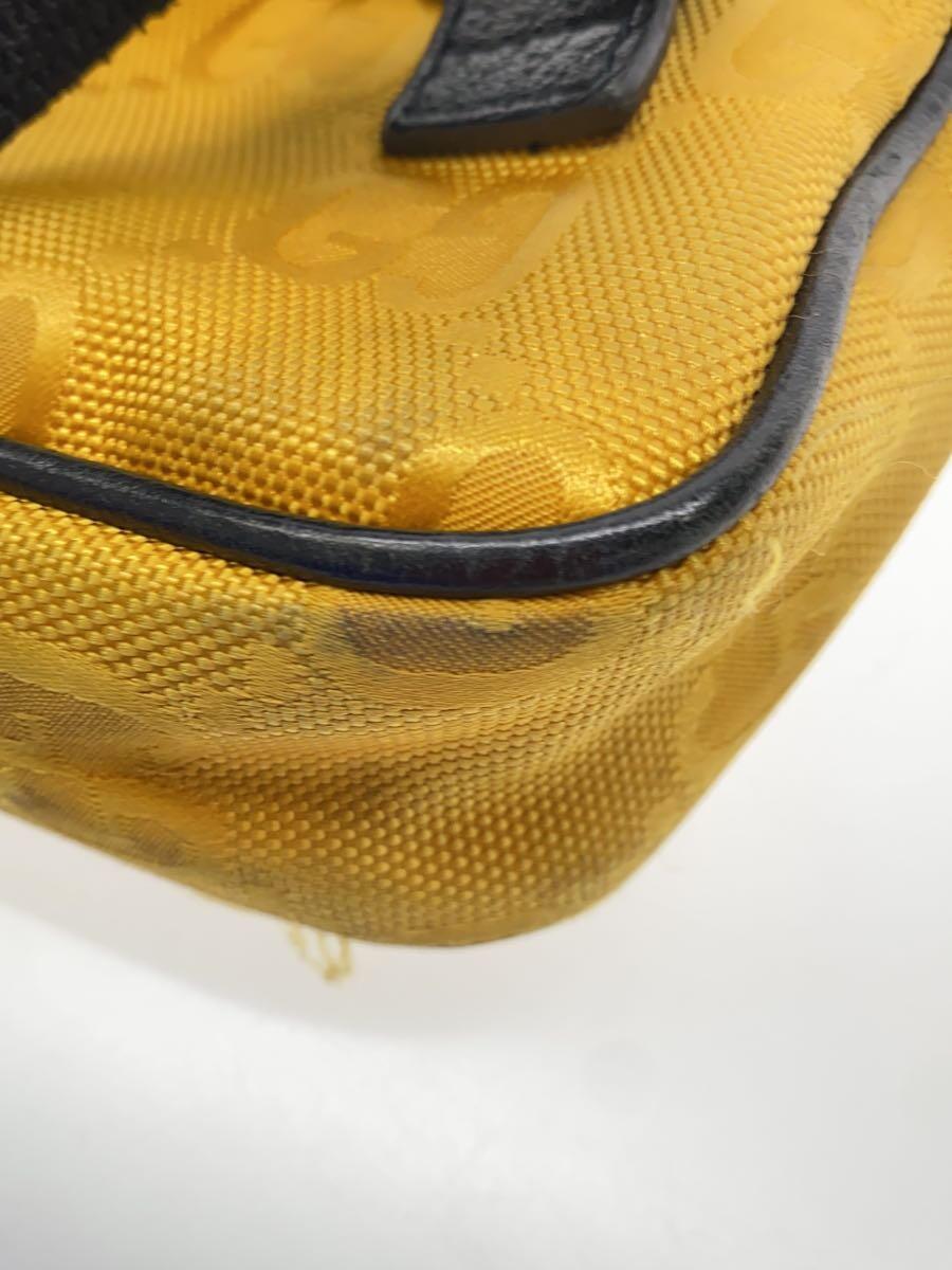 GUCCI* belt bag _ Gucci off The g lid / nylon /YLW/ total pattern 
