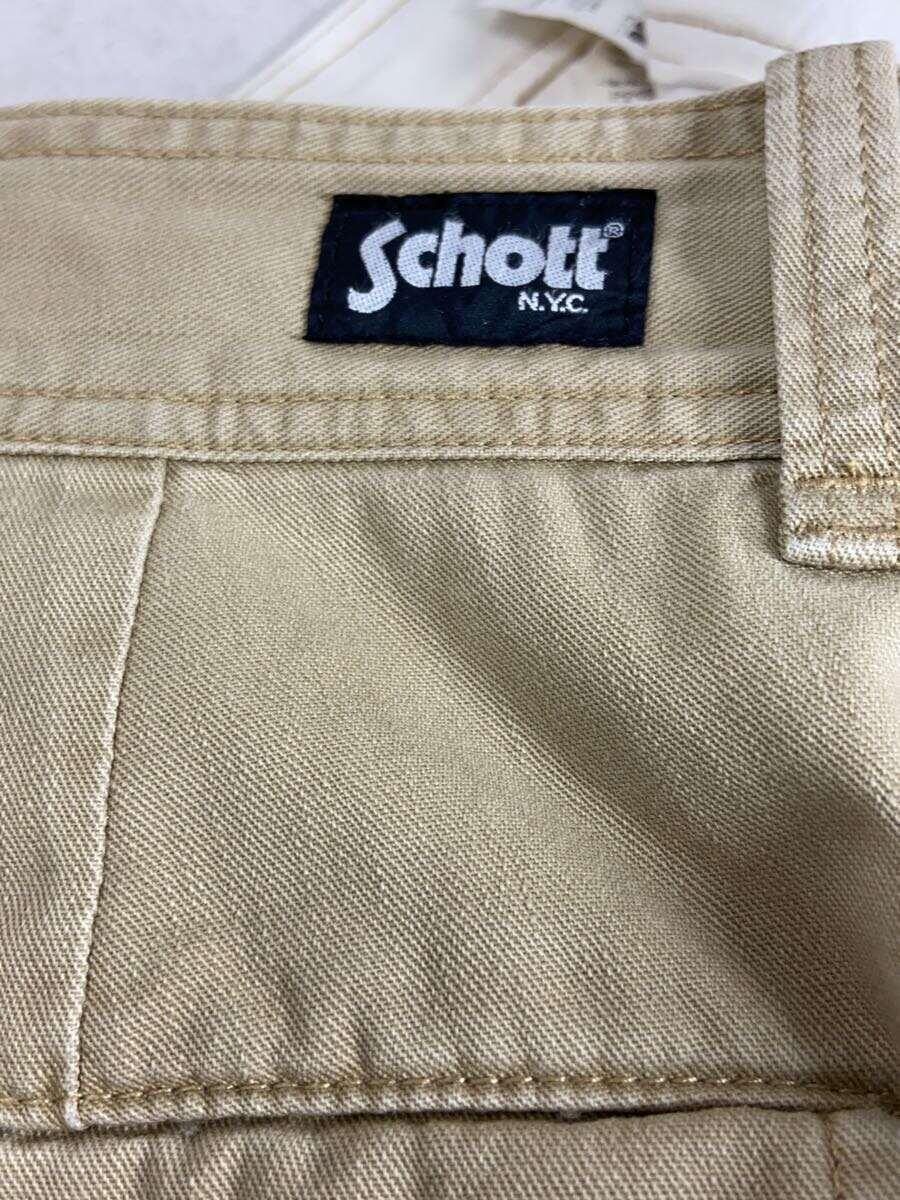 Schott◆カーゴパンツ/XL/コットン/BEG/無地/57701-14_画像4