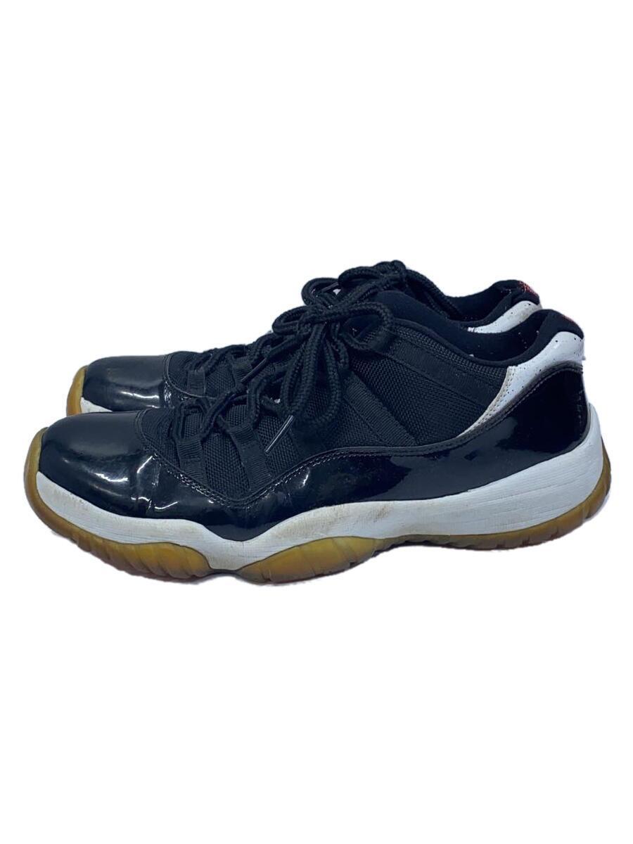 NIKE◆AIR JORDAN 11 RETRO LOW/エアジョーダンレトロロー/ブラック/528895-023/26.5_画像1