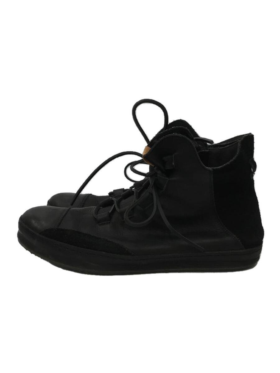 glamb◆Rick hi cut sneaker/ハイカットスニーカー/BLK/レザー/GB17WT-AC10