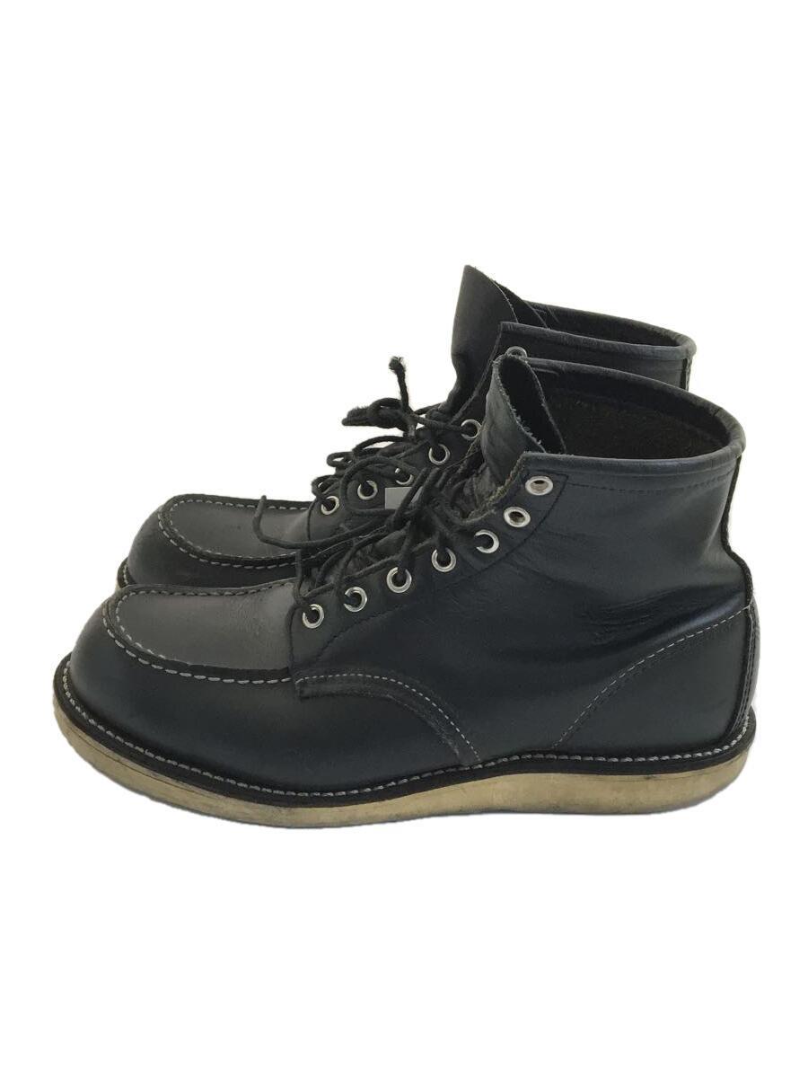 RED WING◆レースアップブーツ/26cm/BLK/レザー/8179