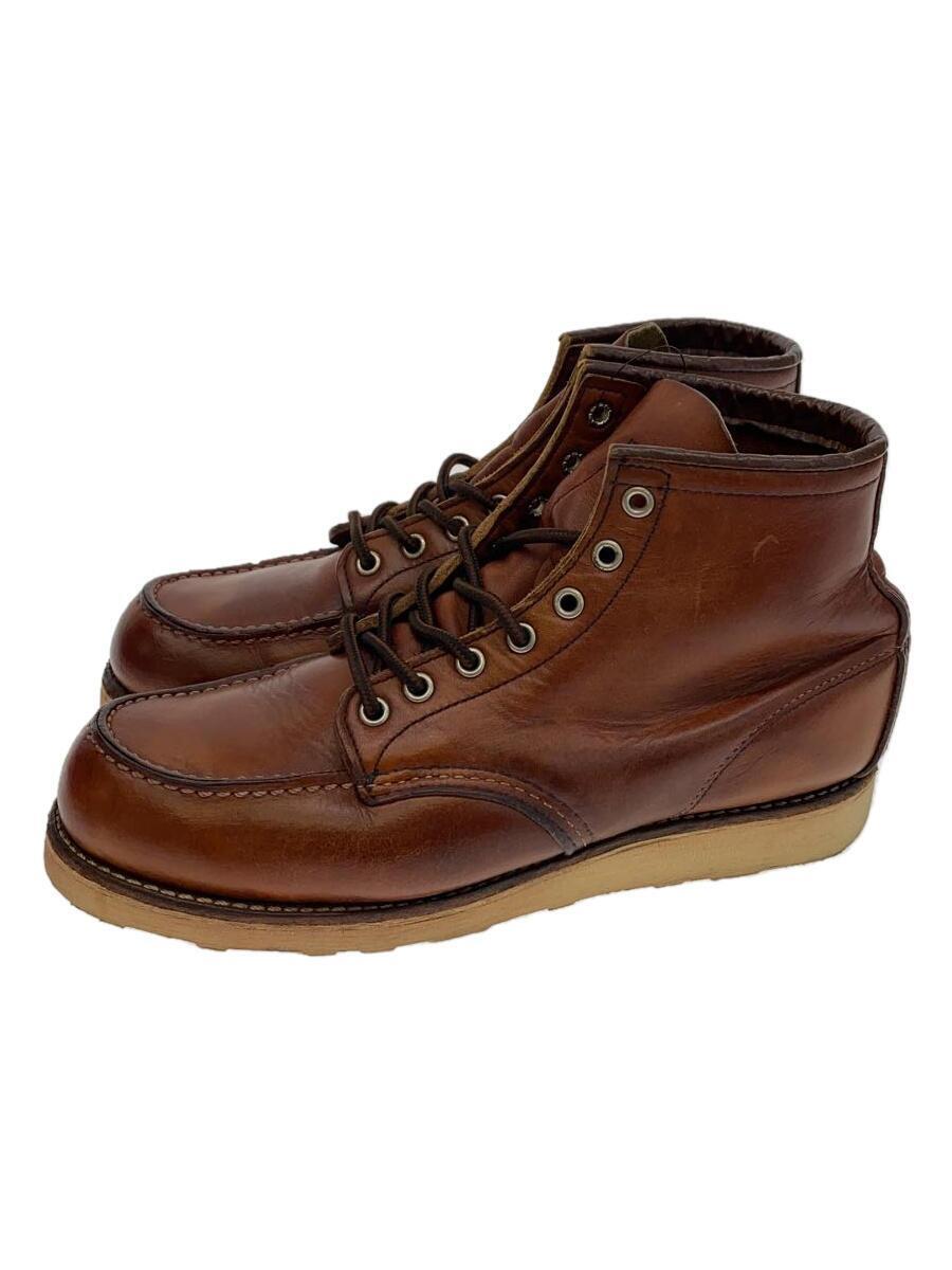 RED WING◆レースアップブーツ/27cm/BRW/レザー/875