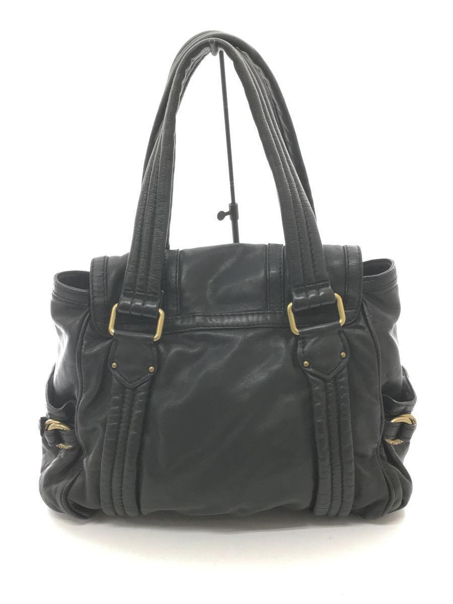 MARC BY MARC JACOBS◆ショルダーバッグ/レザー/BLK_画像3