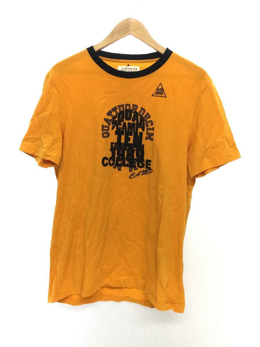 Maison Margiela◆Squad Camp T-shirt/Tシャツ/50/コットン/ORN/S50GC0459S23034