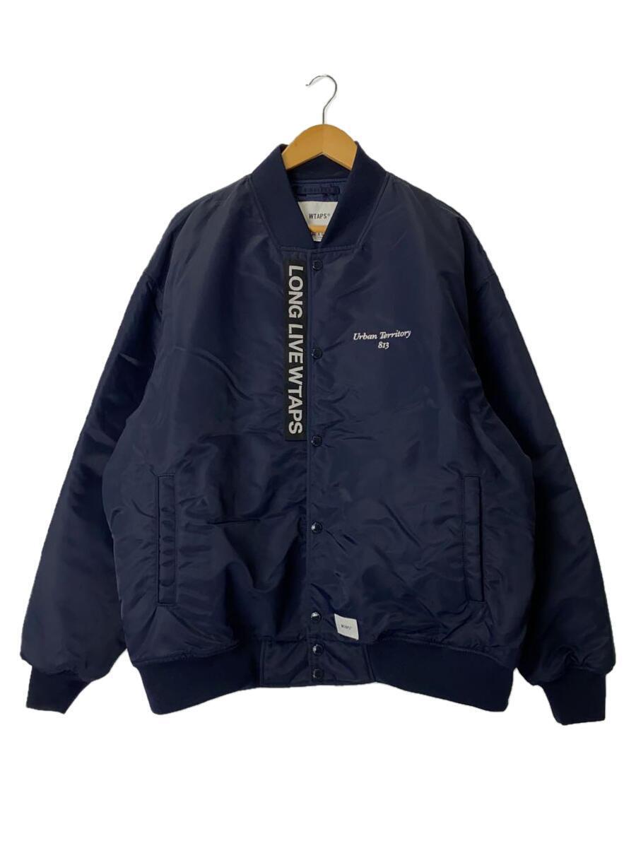 WTAPS◆ブルゾン/4/ナイロン/NVY/無地/222TQDT-JKM01/22AW/TEAM JACKET/NYLON_画像1