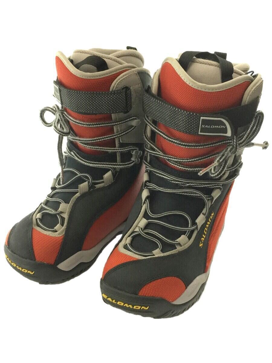 salomon◆スノーボードブーツ/23cm/クイックレーシング/RED_画像1