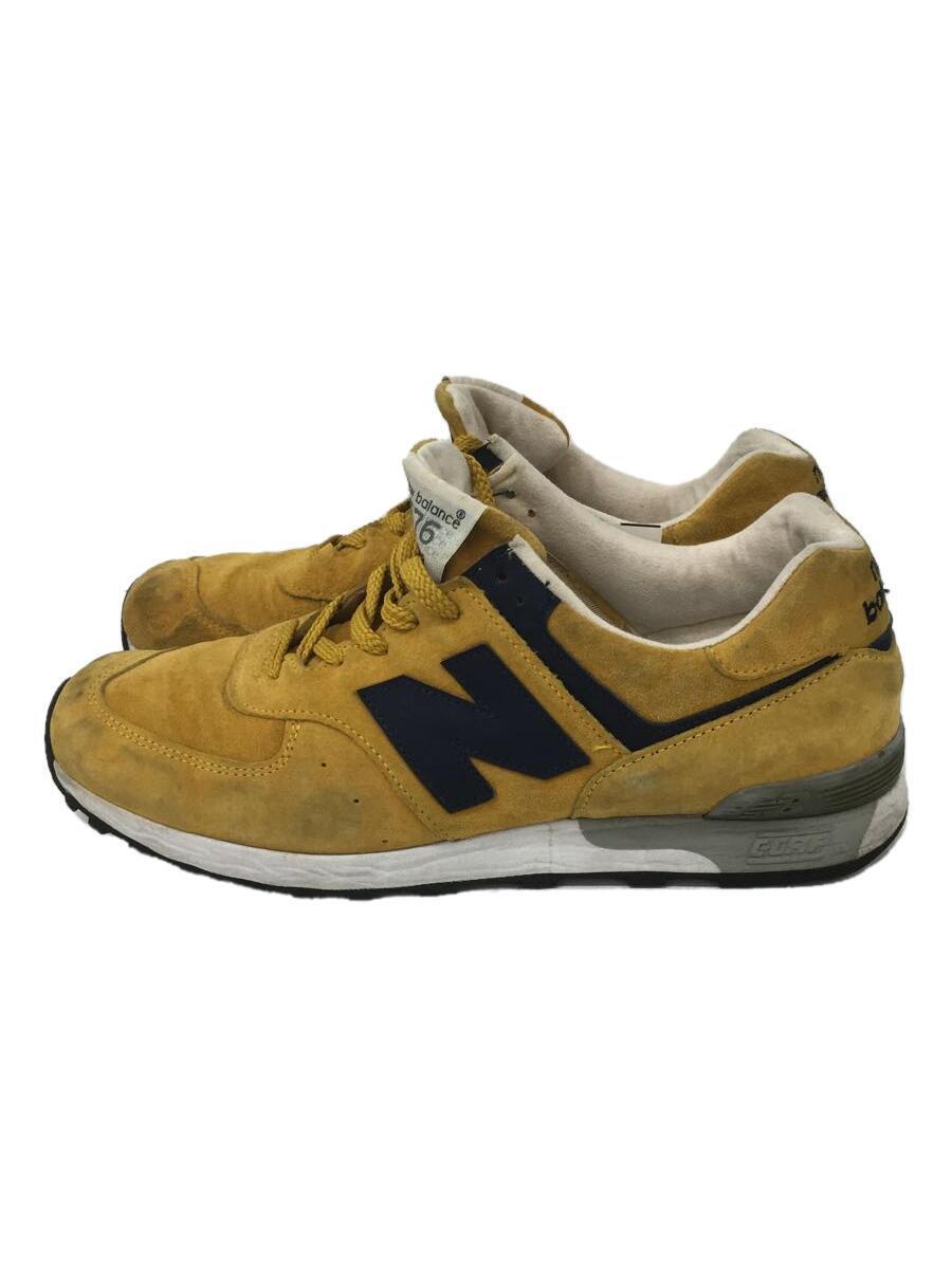 NEW BALANCE◆M576/イエロー/Made in ENG/US9.5/YLW_画像1