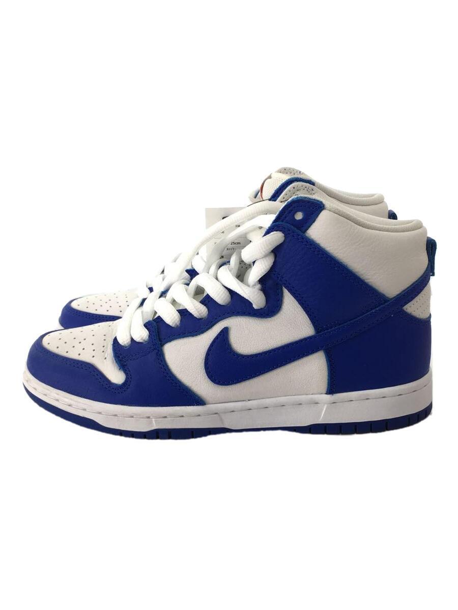 NIKE◆DUNK HIGH PRO ISO_ダンク ハイ プロ ISO/25cm/BLU/レザー