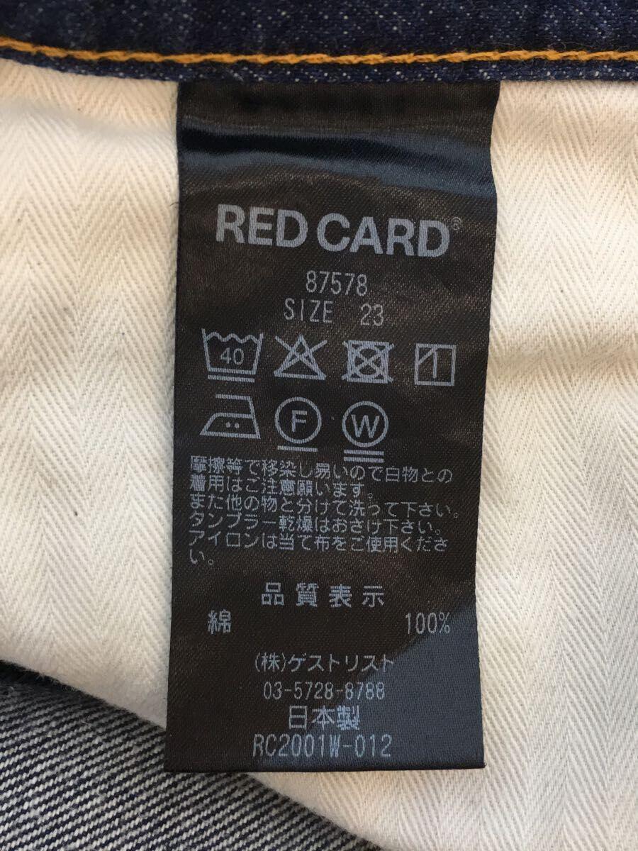 RED CARD◆ストレートパンツ/23/デニム/IDG/無地/87578_画像5
