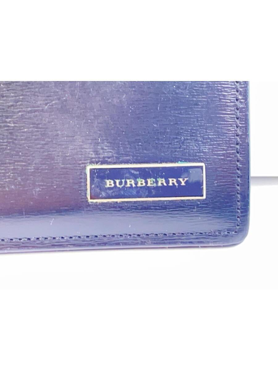 BURBERRY◆カードケース/レザー/BLK/無地/メンズ_画像3