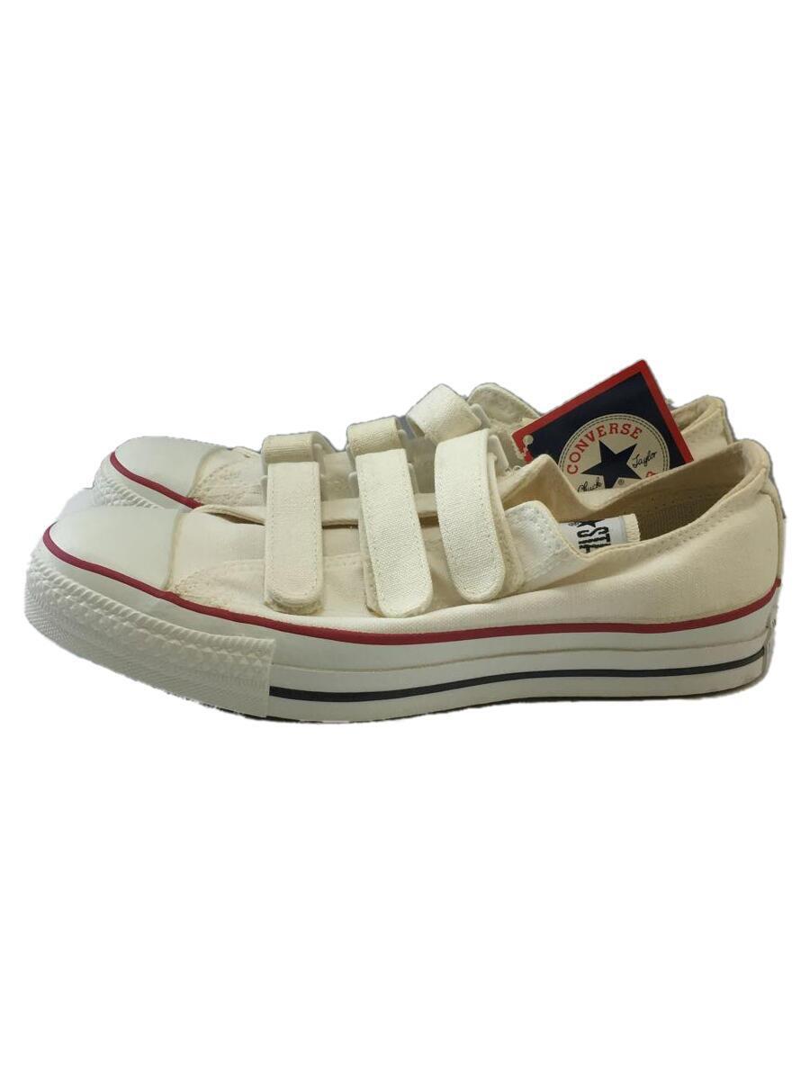 CONVERSE◆ローカットスニーカー/US7.5/WHT/キャンバス/1G746