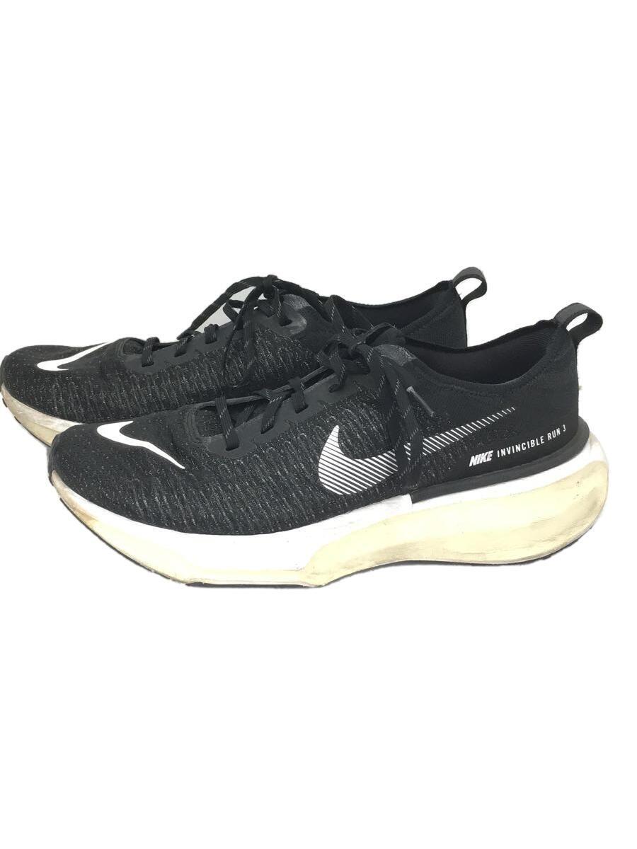 NIKE◆ZOOMX INVINCIBLE RUN FK 3/DR2615-001/29cm/BLK_画像1