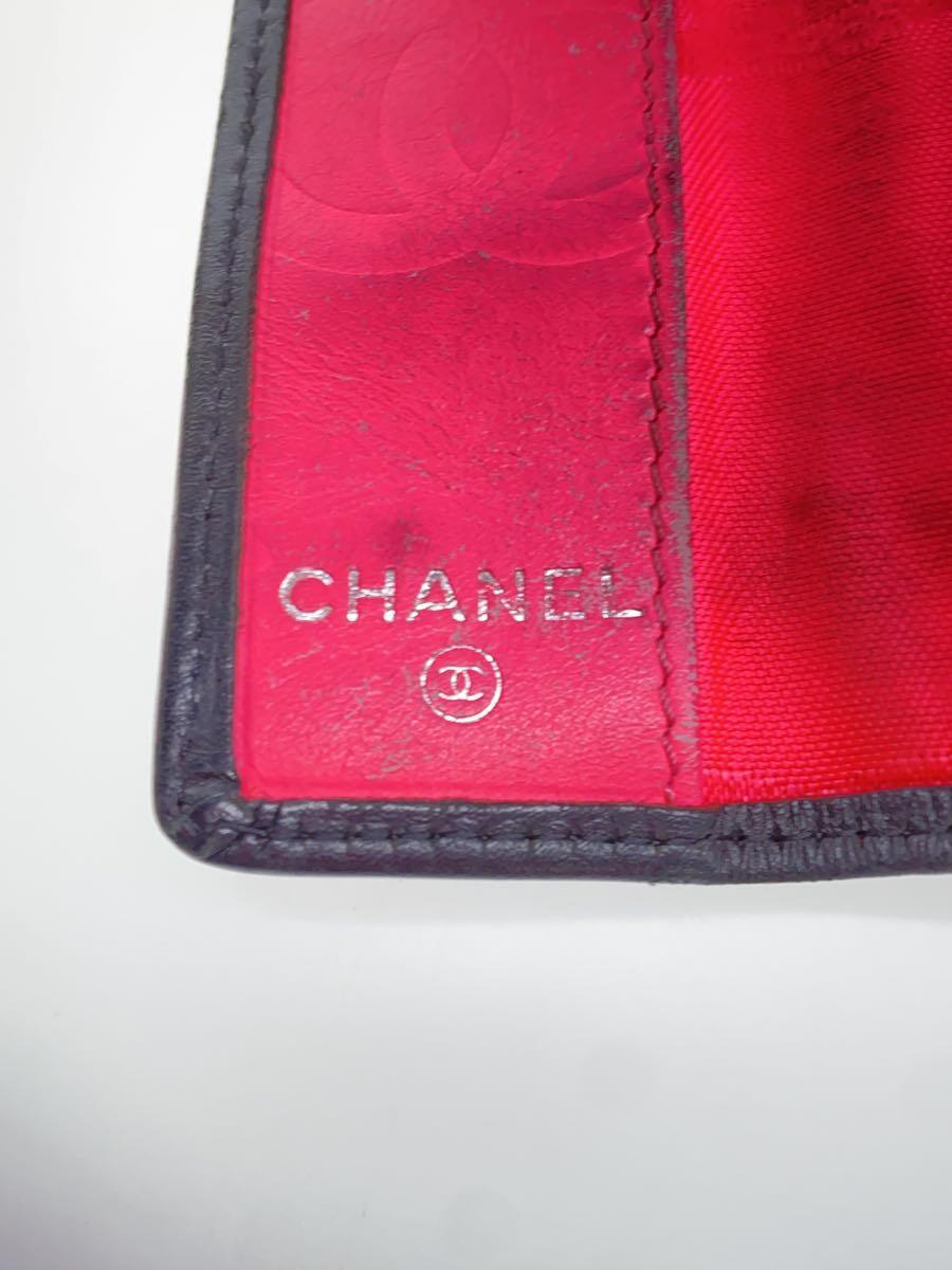 CHANEL◆カンボンライン/マトラッセ/キーケース/レザー/ブラック/レディース_画像3