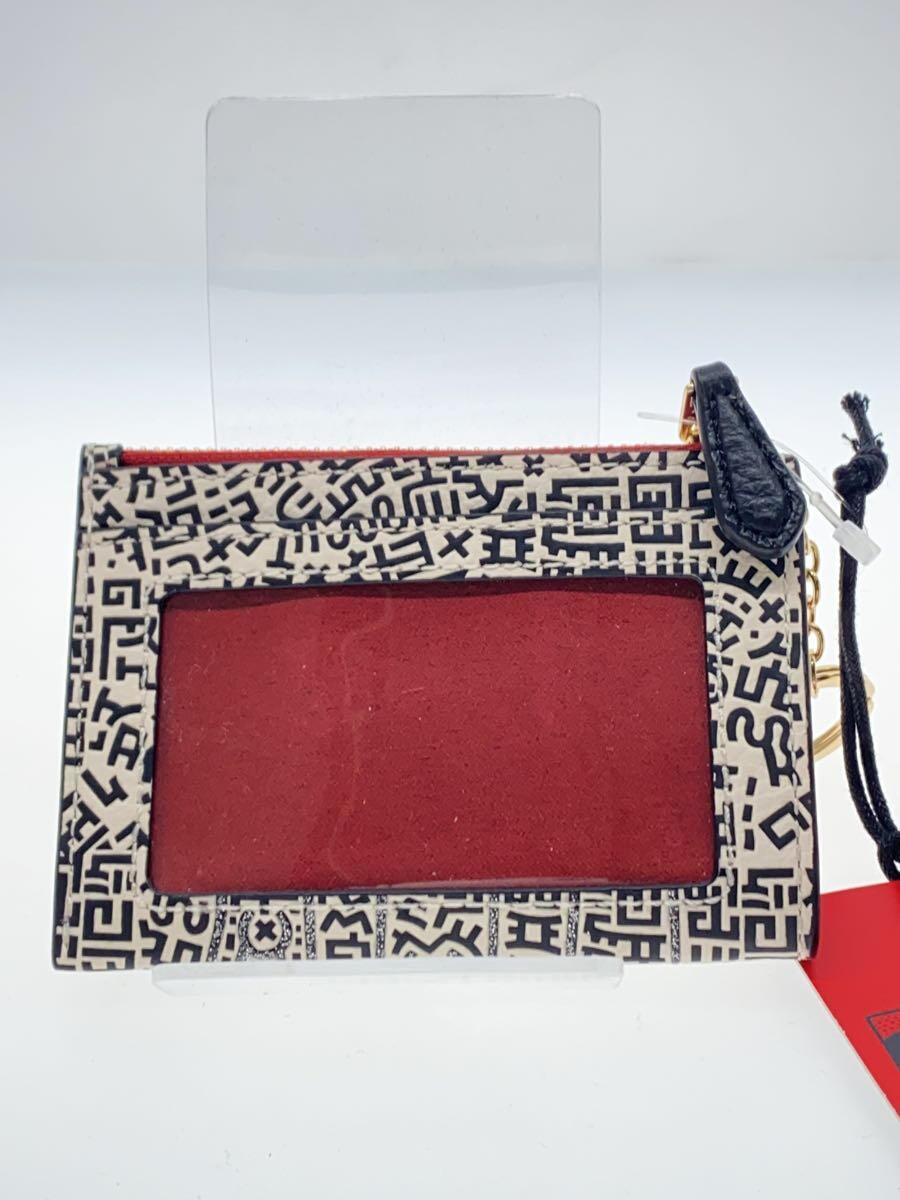 COACH◆Disney×Keith Haring/カードケース/PVC/WHT/総柄/レディース/C7436_画像2