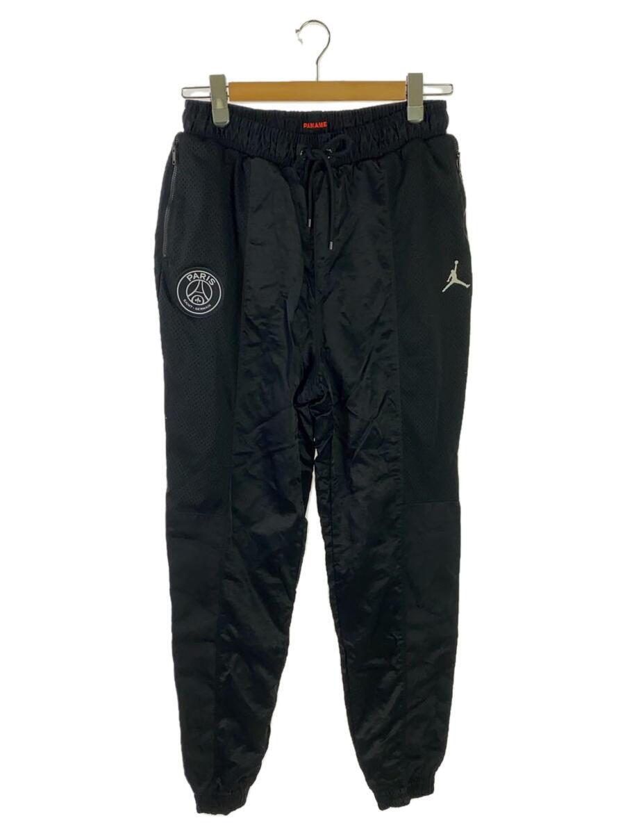 NIKE◆PSG M J PSG AIR JORDAN SUIT PANT/スーツパンツ/S/ナイロン/BLK