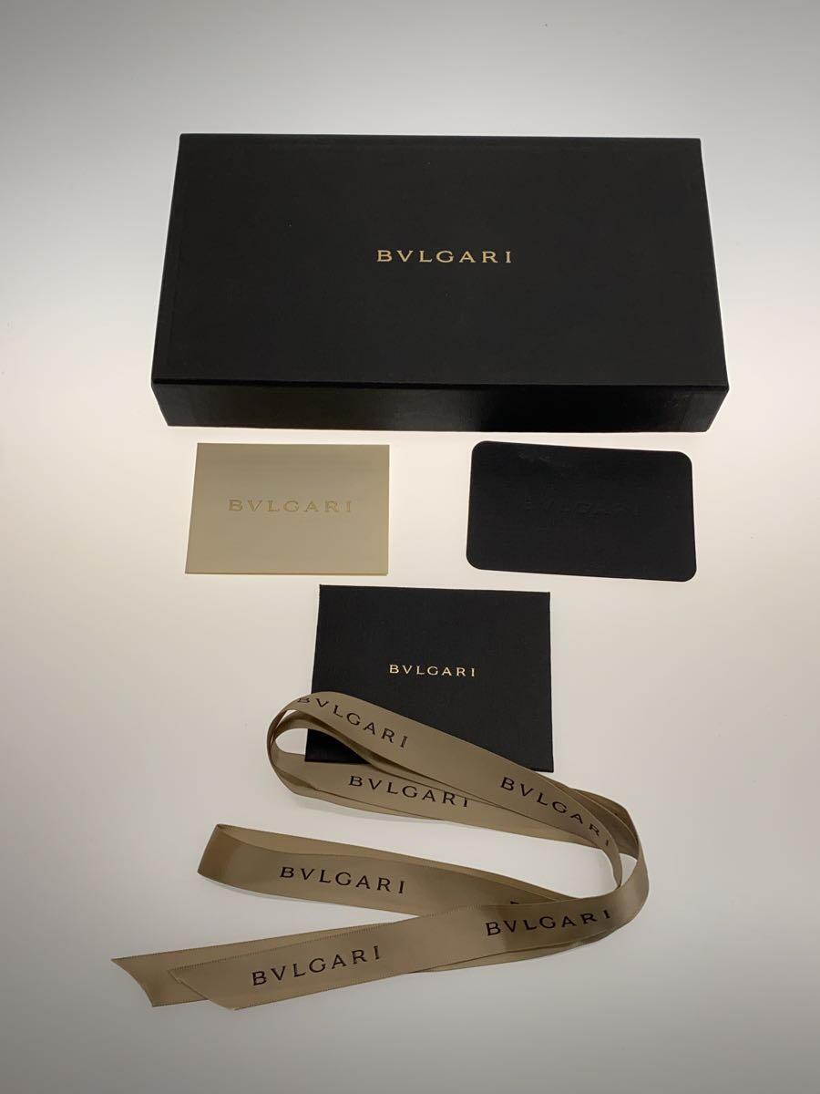 BVLGARI◆長財布/エナメル/BLK/無地/レディース_画像7