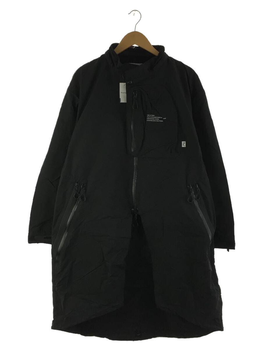 COMFY OUTDOOR GARMENT◆OVERLAY COAT/XL/コットン/ブラック/無地_画像1