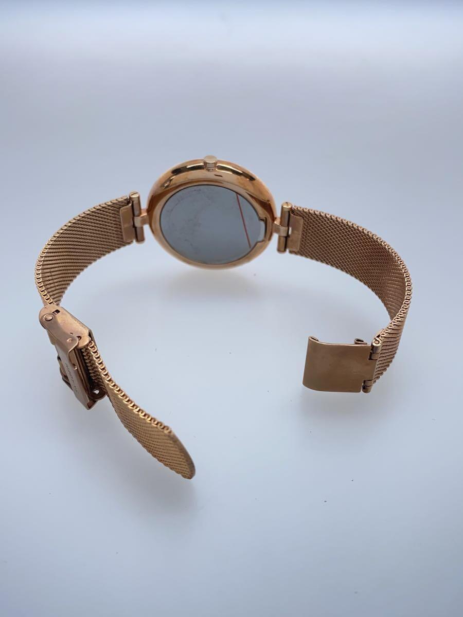 SKAGEN◆クォーツ腕時計/アナログ/WHT/GLD_画像4