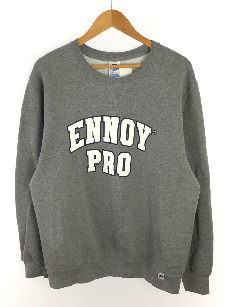 RUSSELL ATHLETIC◆スウェット/L/コットン/GRY/×The Ennoy Professional