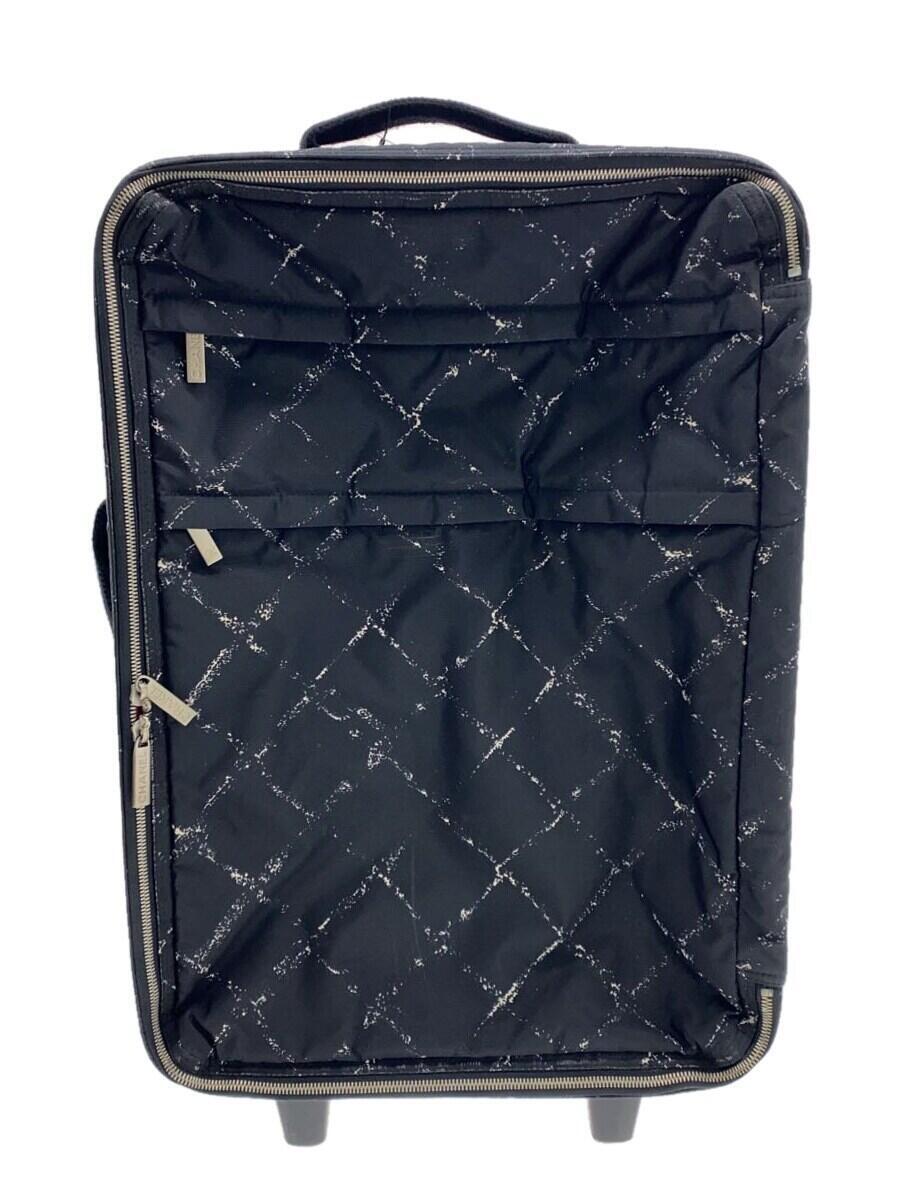 27965円 CHANEL◇トラベルキャリー/-/BLK/総柄/T7438 - キャリー 27965円 CHANEL◇トラベルキャリー/-/BLK/総柄/T7438 - キャリー