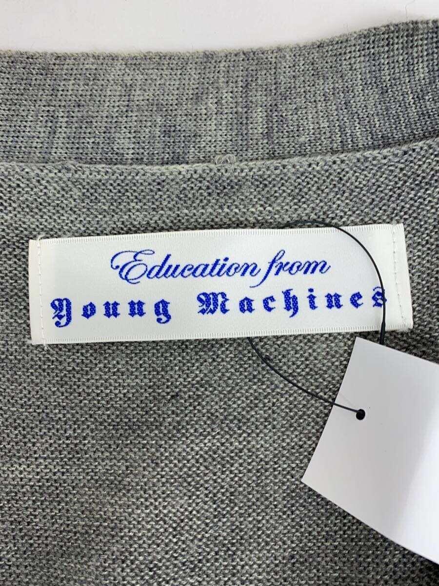 Education From Young Machines◆カーディガン(薄手)/-/アクリル/GRY_画像3