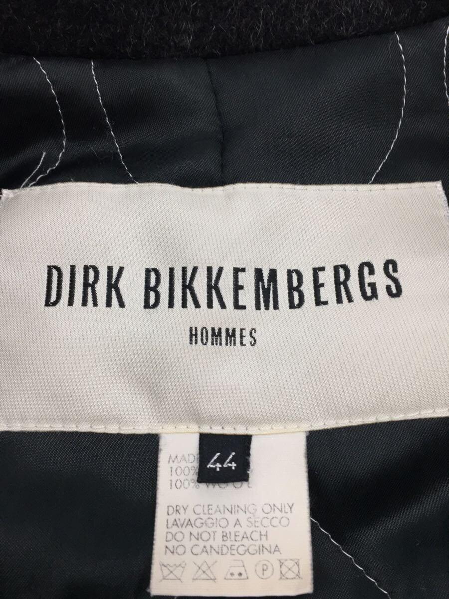 DIRK BIKKEMBERGS◆デザインジャケット/44/ウール/BLK/内キルティング/vintage/archive/アーカイブ_画像3