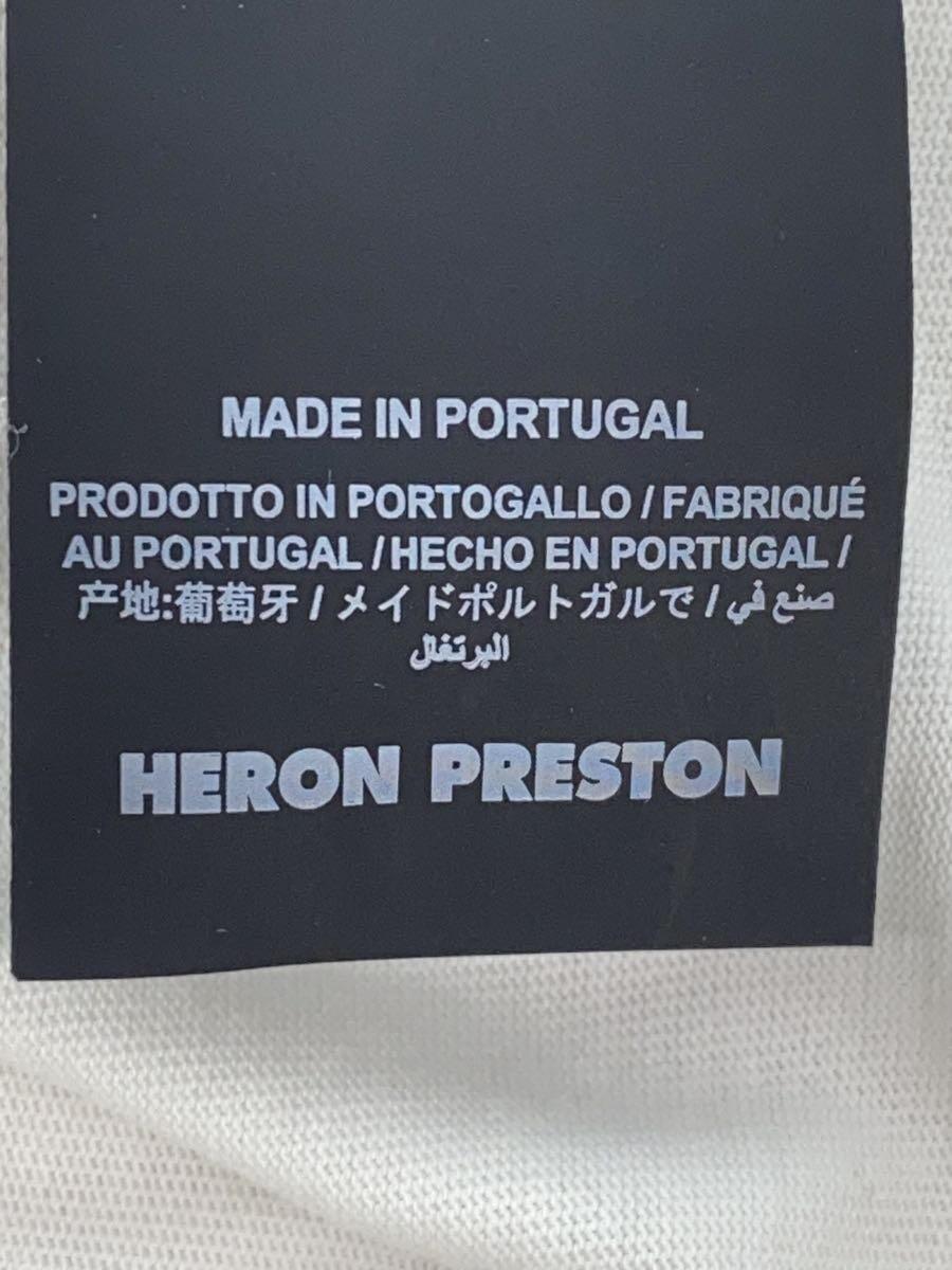 HERON PRESTON◆長袖Tシャツ/S/ホワイト/ヘロンプレストン_画像3