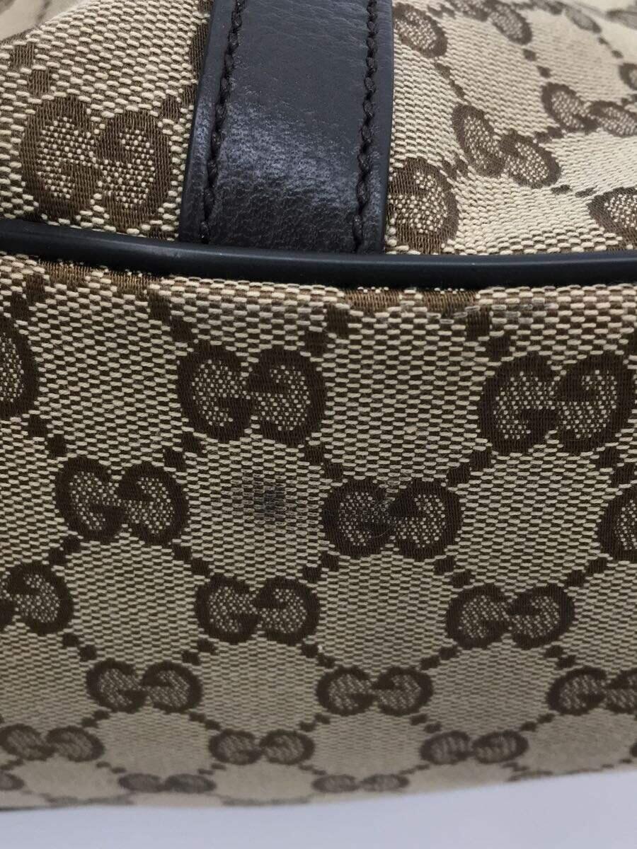 GUCCI◆トートバッグ/GG/ベージュ/総柄/449169/ショルダーストラップ付き/グッチ_画像7