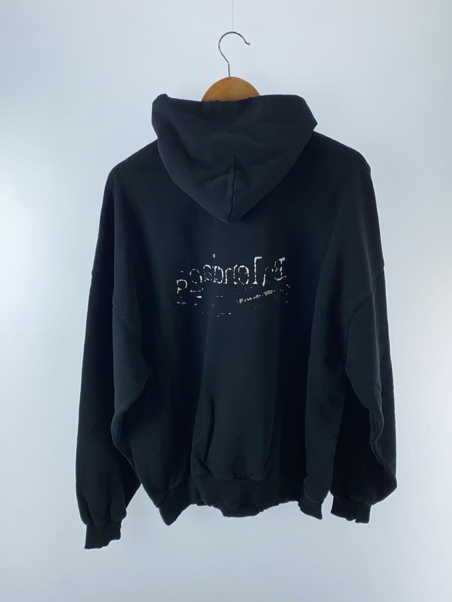 BALENCIAGA◆タグ付/23AW/Large Fit Hoodie/ロゴプリント/デムナ・ヴァザリア/1/739024_画像2