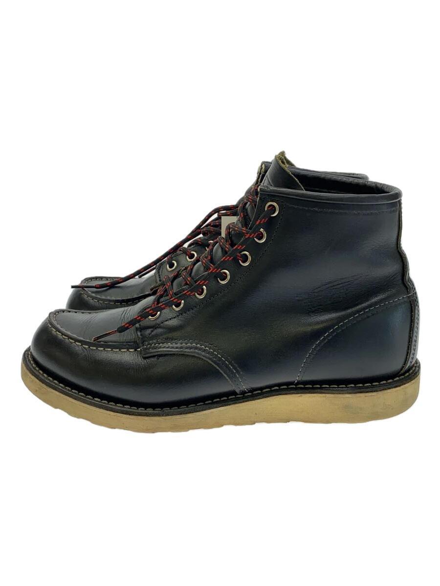 RED WING◆6-INCH CLASSIC MOC BOOT/6 インチクラシックモックブーツ/27cm/BLK