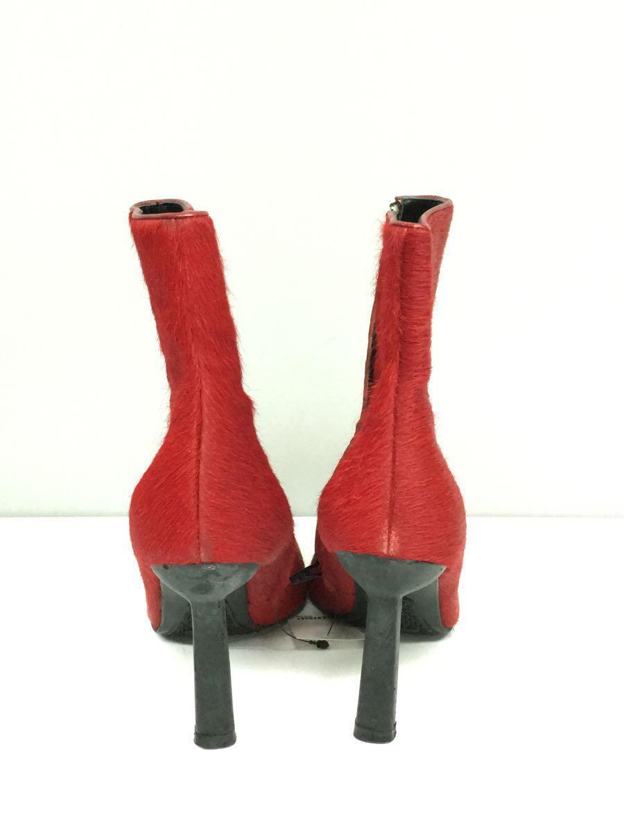 GIUSEPPE ZANOTTI DESIGN◆パンプス/36.5/レッド/ファー_画像6