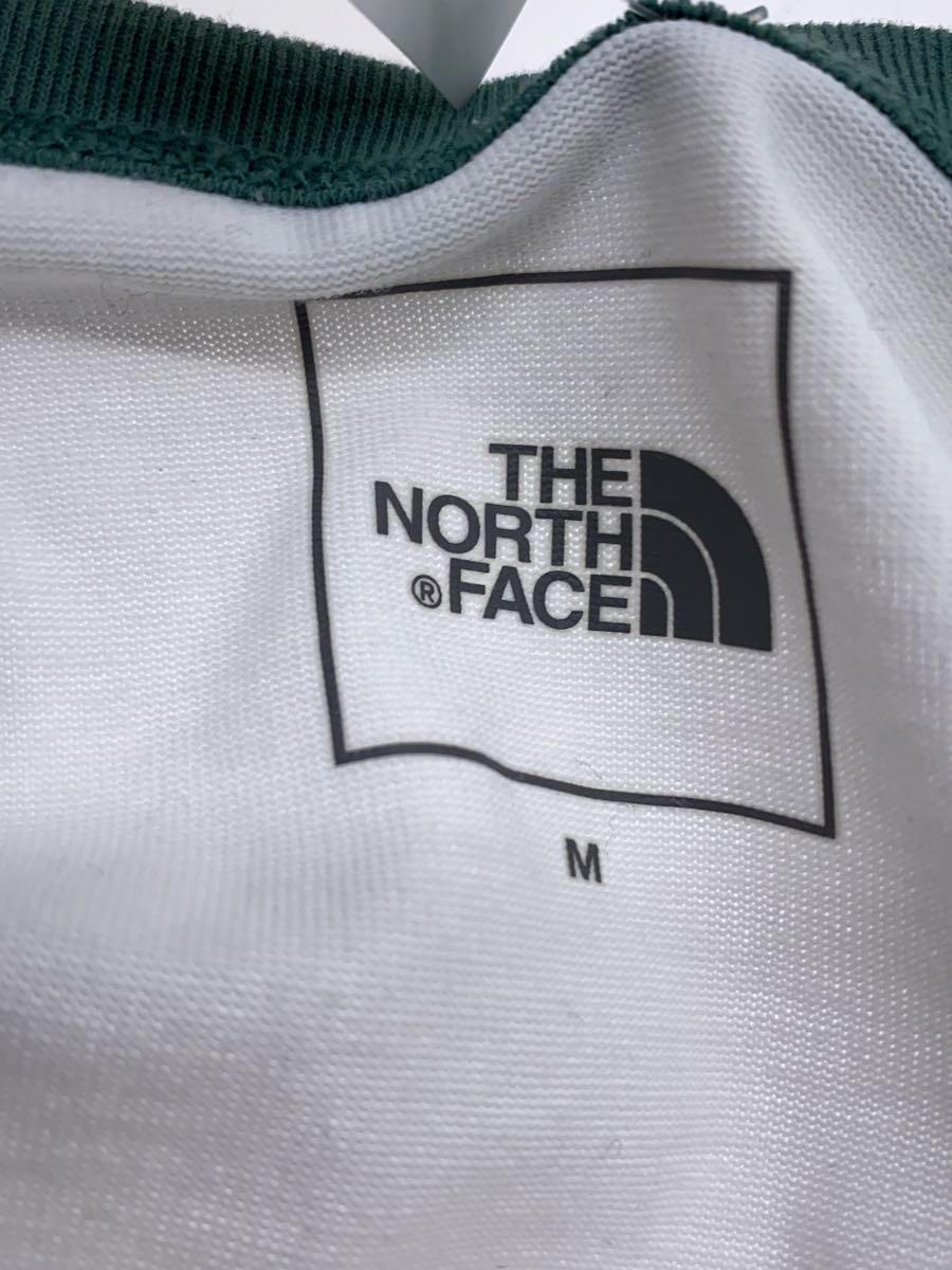 THE NORTH FACE◆L/S BASEBALL NUPTSE TEE_ロングスリーフベースボールヌプシティー/M/ポリエステル/WH_画像3