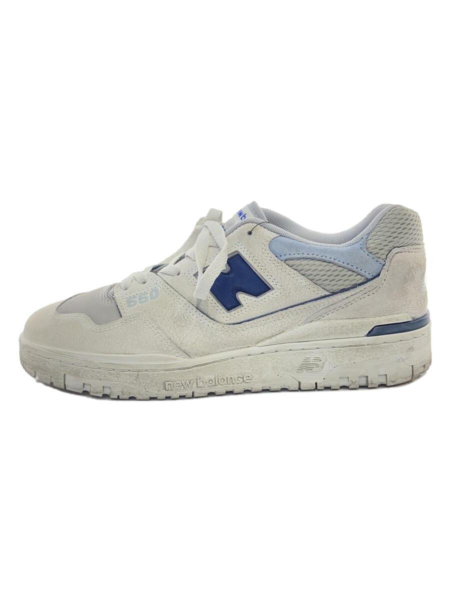 NEW BALANCE◆ローカットスニーカー/27.5cm/ホワイト/BB550GD1