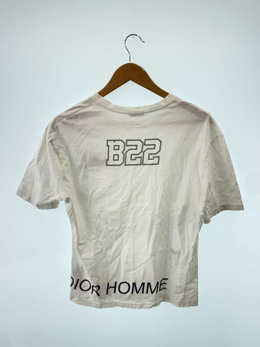 Dior HOMME◆Tシャツ/S/コットン/WHT/プリント_画像2