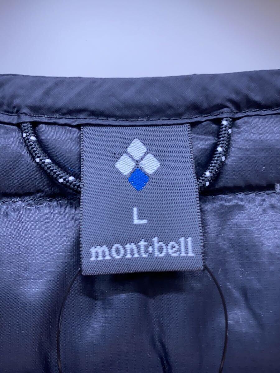 mont-bell◆ダウンベスト/L/ナイロン/BLK_画像4