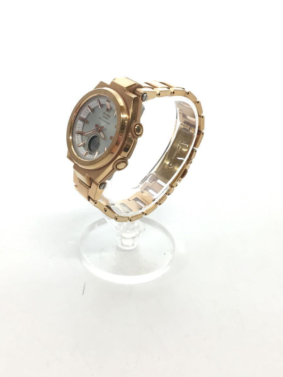 CASIO* solar wristwatch *Baby-G/ Digi-Ana / stainless steel /GLD/GLD