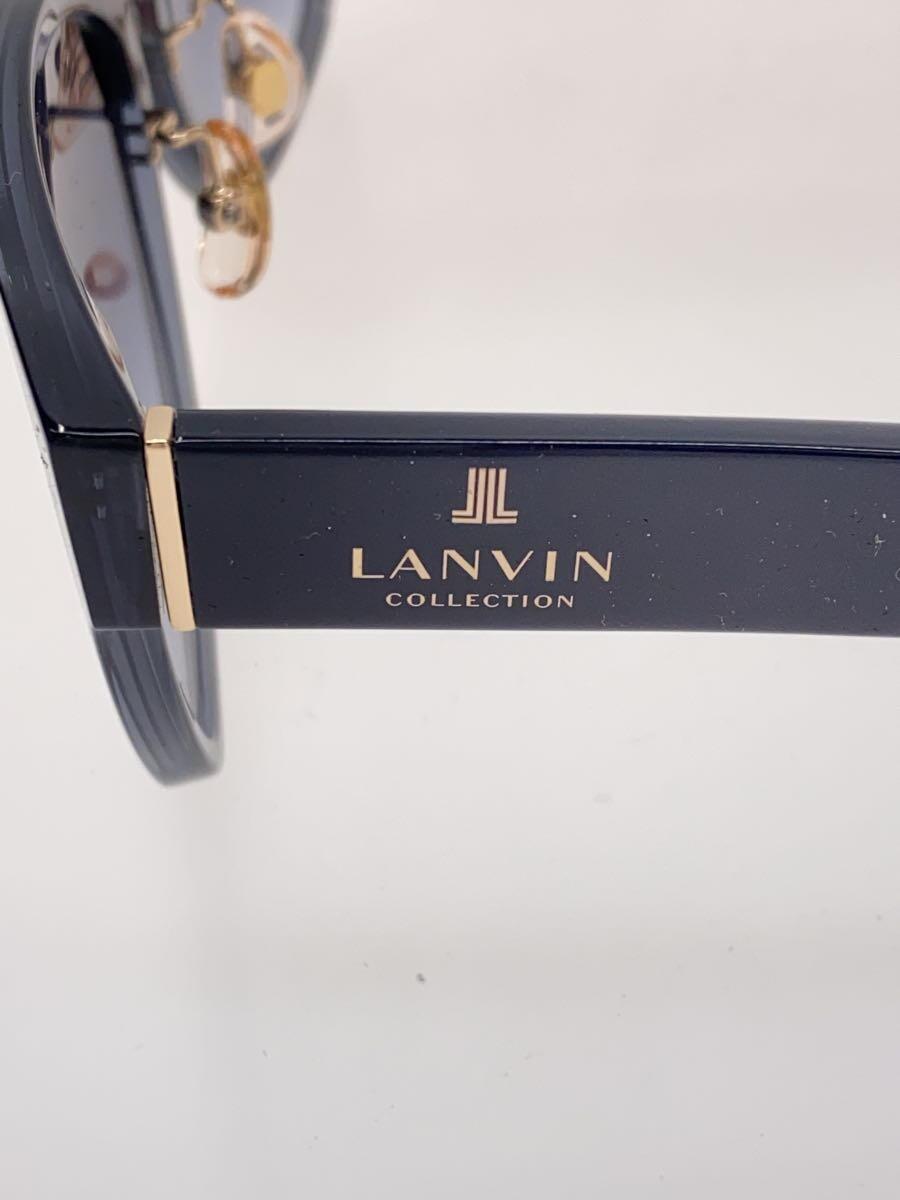 LANVIN COLLECTION◆サングラス/-/プラスチック/BLK/メンズ/SLCA07J_画像4