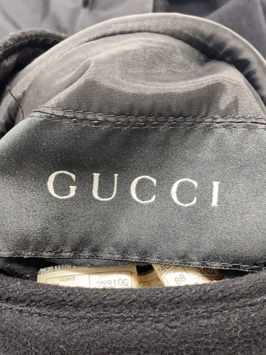 GUCCI◆リバーシブルコート/44/ウール/BLK_画像3