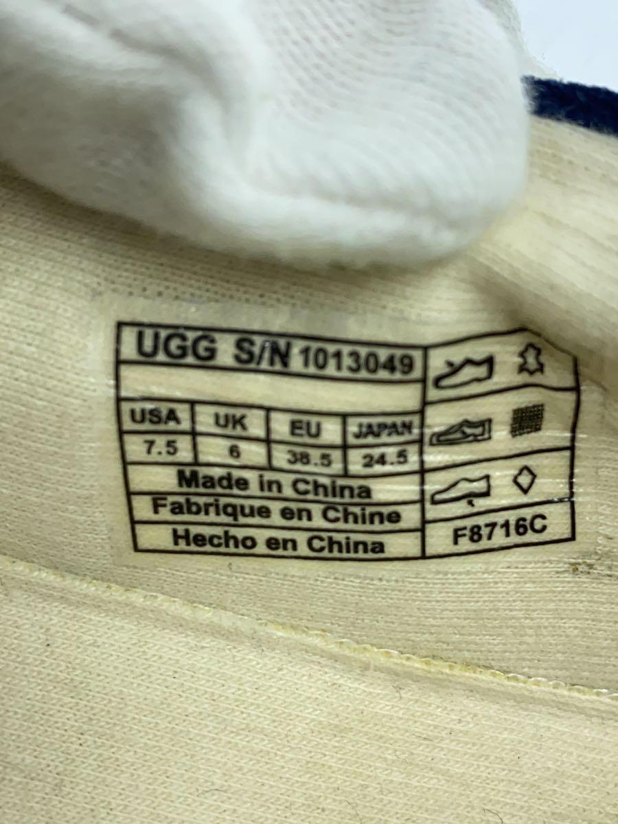 UGG australia◆パンプス/24.5cm/NVY/コットン/1013049_画像5