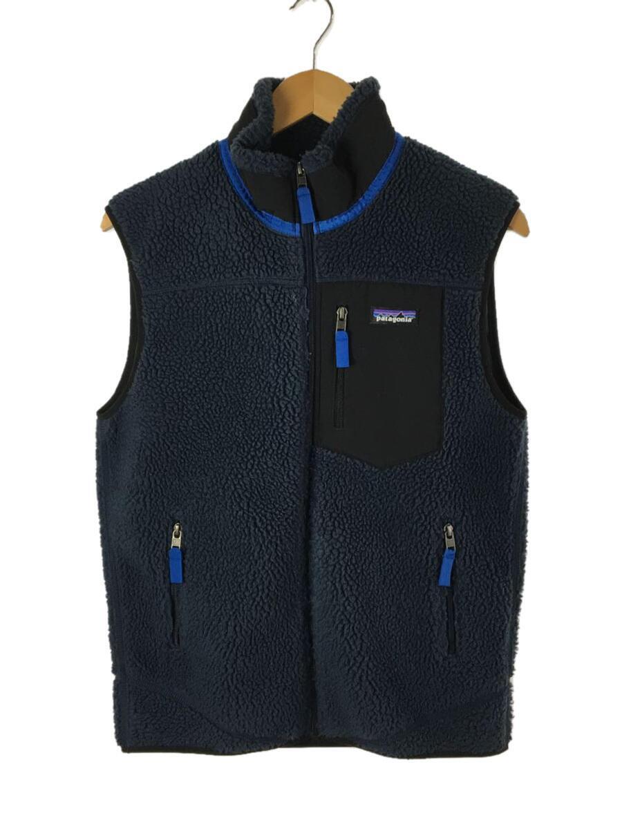 patagonia◆Classic Retro X Vest/フリースベスト/S/ポリエステル/ネイビー/23048/クラシックレトロ_画像1