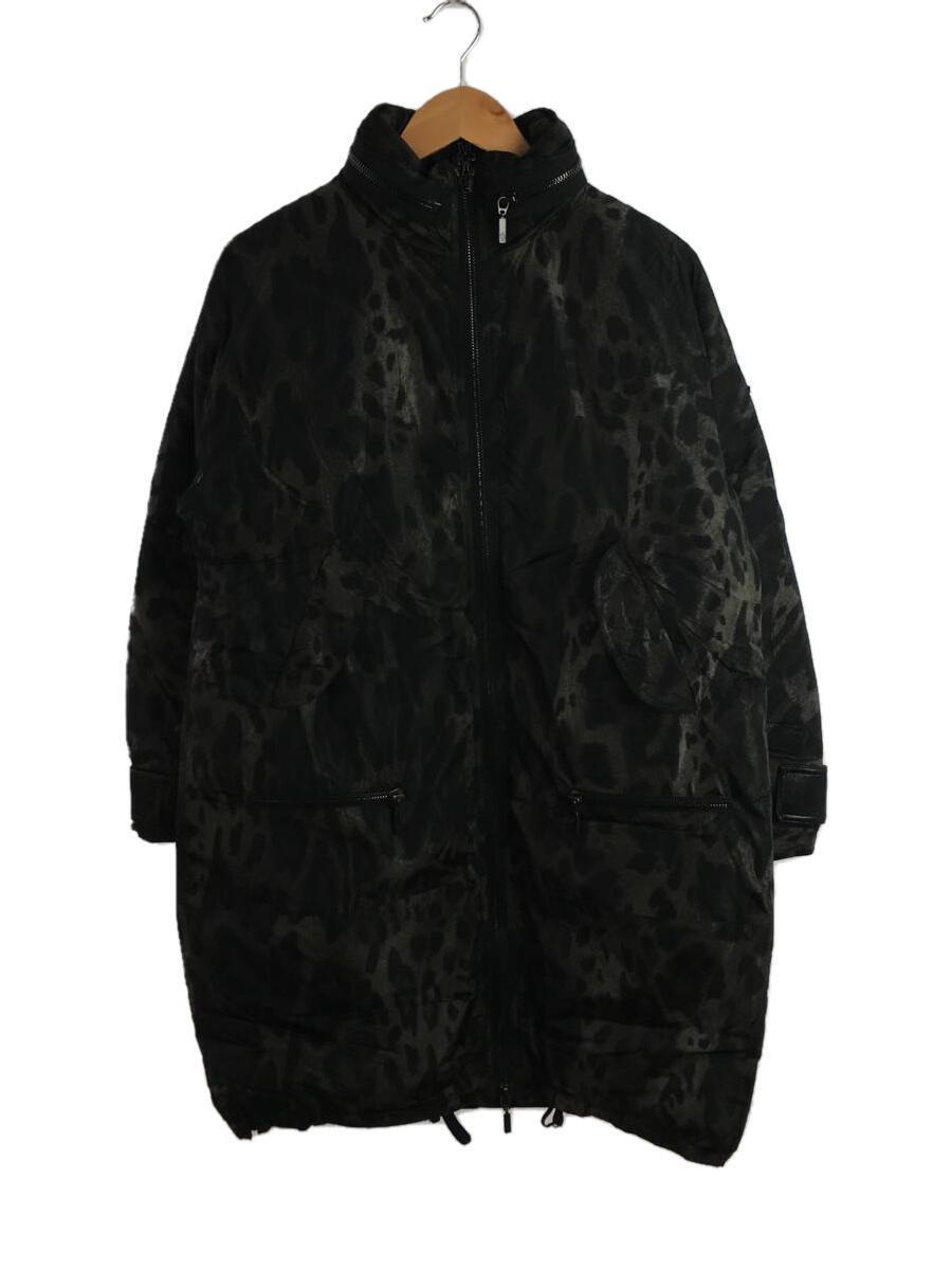 MONCLER GAMME ROUGE* long down jacket /0/ nylon / black y/47338-80-69293