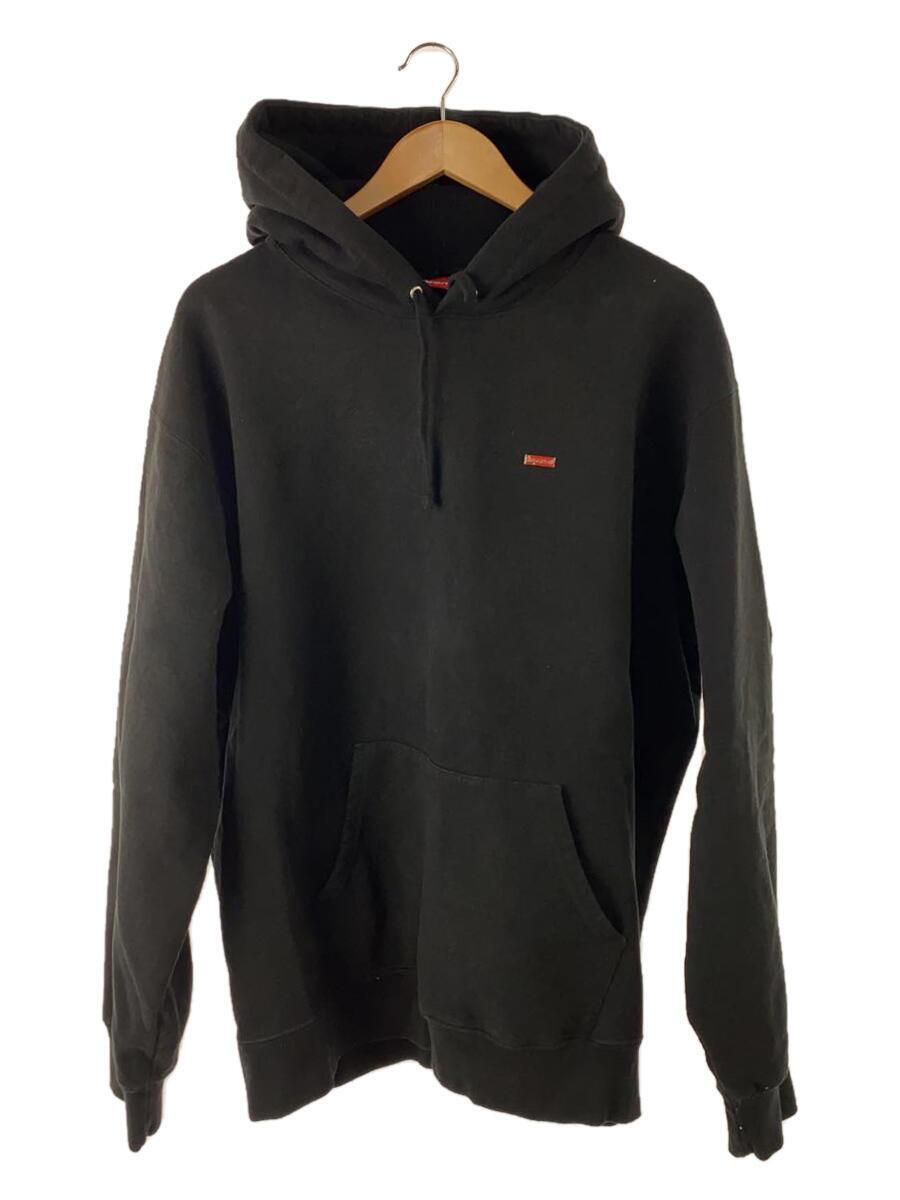 Supreme◆22SS/Enamel Small Box Hooded Sweatshirts/パーカー/XL/コットン/ブラック