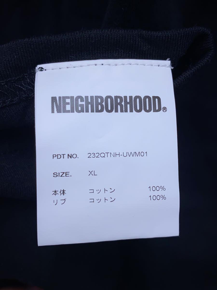 NEIGHBORHOOD◆Tシャツ/XL/コットン/BLK_画像4